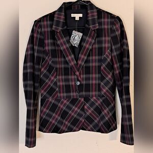 Cato plaid blazer suit jacket size 6